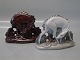 Royal 
Copenhagen 2051 
RC Deer on 
Green base 
Signed HHH - 
Hans Henrik 
Hansen 1919 13 
x 17 cm 1. ...
