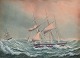 Jacob Petersen (1774-1855), well listed Danish Maritime painter and a student of C. W. ...
