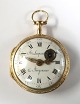 Larpent & 
Jürgensen 
(1773-1814). 
Gold-
Herrentaschenuhr 
18K 
(zweifarbig). 
Durchmesser 42 
mm. ...