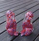 Murano 
Glas-Kunst, 
Paar sitztende 
Hunde aus 
Italien. Paar 
wunderbar 
charmante 
Glasfiguren in 
der ...