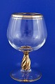 Ida Wein 
Service von 
Holmegaard 
Glashütte. 
Künstler: Jakob 
E. Bang 1935. 
Ida Glas mit 
gold ...