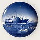 Bing & 
Grøndahl, 
Juleplatte, 
1951 "M/S Jens 
Bang" 18cm i 
diameter, 
1.sortering, 
design Magrethe 
...