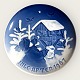 Bing & 
Grøndahl, 
Juleplatte 1967 
"Fuglenes jul" 
18cm i 
diameter, 
1.sortering, 
Design Henry 
...