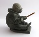 Grönland. Figur 
aus Speckstein. 
Sitzender Mann. 
Höhe ...