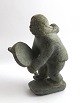 Grönland. Figur 
aus Speckstein. 
Stehender Mann. 
Höhe 16 ...