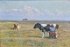 Mols, Niels 
Petersen (1859 
- 1921) 
Dänemark: Die 
Kühe werden auf 
dem Feld 
gemolken. Öl 
auf ...