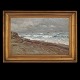 Gemälde Skagen
Hans Gyde 
Petersen, 
1862-1943, Öl 
auf Leinen mit 
Motiv von dem 
Strand, Skagen, 
...