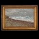 Gemälde Skagen
Hans Gyde 
Petersen, 
1862-1943, Öl 
auf Leinen mit 
Motiv von dem 
Strand, Skagen, 
...
