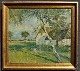 Dänischer 
Künstler (20. 
Jahrhundert): 
Landschaft mit 
Bauernhöfen. Öl 
auf Leinwand. 
...