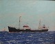 Guldbrandsen, 
E. (20 Jh.), 
Norwegen: 
Schiff Porträt 
des 
Motortankers 
Haakon Hauan 
aus Norwegen. 
...