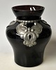 Violette Vase 
aus Glas, 1925, 
Dänemark.