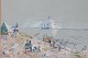 Victor Isbrand
Watercolor
Motif from 
Greenland
