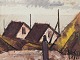 Peder Brøndum 
Sørensen 
(1931-2003), 
dansk maler, 
olie på ...