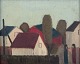 Peder Brøndum 
Sørensen 
(1931-2003), 
dansk maler, 
olie på ...