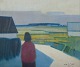 Knud Horup 
(1926-1973), 
dansk kunstner, 
olie på lærred. 
...