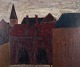 Peder Brøndum 
Sørensen 
(1931-2003), 
dansk maler, 
olie på ...