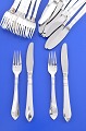 Continental Georg Jensen silver cutlery Luncheon set for 12 persons