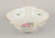 Meissen, 
Germany. Large 
porcelain bowl 
hand-painted 
with a motif of 
a pink rose. 
Gold ...