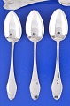 Medallion silver cutlery Six dessert spoons with inscription