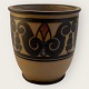 Bornholmer 
Keramik, 
Hjorth, braunes 
Steinzeug, Nr. 
60, mit 
Ornamentmotiv, 
9,5 cm hoch, 9 
cm ...