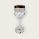 Böhmisches 
Kristallglas, 
Portwein, mit 
Goldrand, 13 cm 
hoch, 5,5 cm 
Durchmesser 
*Guter Zustand*