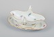 Meissen, 
Germany, sauce 
boat on foot.