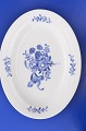 Royal Copenhagen Blaue Blume glatt Oval Platte 8015