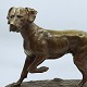 Lauritz Jensen; 
Pointer 
jagthund i 
brunpatineret 
bronze