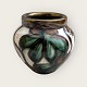 Kähler Keramik, 
Kleine Vase mit 
aufgesetztem 
Metallrand 
durch Riss, 9 
cm hoch, 11 cm 
breit ...