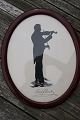 Silhouette 
Tusche 
Zeichnung von 
dem ungarischen 
Violinist Carl 
Flesch (9. 
Oktober 1873 – 
14. ...