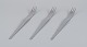 Arne Jacobsen 
for Georg 
Jensen. 
Modernist AJ 
flatware.
Three long 
salad forks in 
stainless ...