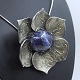 Birte Stenbak; 
Necklace in 
sterling silver 
set with ...