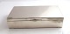 A. Michelsen. Silberne Zigarrenschachtel (830). Länge 18 cm. Breite 10 cm. Höhe 
4 cm. Produziert 1943.
