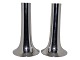 Georg Jensen 
sterling 
silver, pair of 
Danish Modern 
candle light 
holders 
designed by 
Henning ...