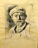 Krøyer, Peter 
Severin (1851 - 
1909): 
Selvportræt af 
P.S. Krøyer. 
Radering, 
Signeret og 
dateret ...