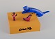 Corneille, 
Cobra artist. 
Sculptural wine 
set made of 
wood and resin.
Blue cat 
(corkscrew) and 
...