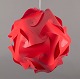 Holger Strøm, 
IQlight 
Pendant.
Ceiling lamp 
in red plastic.
From the 
1970s.
Perfect ...