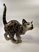 Dahl Jensen 
Figur, grau 
gestreifte 
Katze, Modell 
1108.