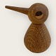 Bird, Wooden 
bird that can 
rotate its 
head, 7.5 cm 
high, 5 cm in 
diameter, 
Design Kristian 
Vedel ...