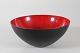 Herbert 
Krenchel
Large krenit 
salad bowl
with dark red 
and black 
enamel
Height 10.8 
...