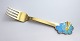 Michelsen. 
Weihnachtsgabel.
 1975. Sterling 
(925). Design 
Per Arnoldi