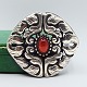Bernhard Hertz; 
An Art Nouveau 
silver belt 
buckle with ...