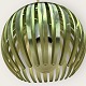 Grüne 
Kunststofflampe 
in gutem 
Zustand mit 
gutem Licht. 
Durchmesser ca. 
18 cm