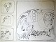 Zwick, Lis 
(1942-2020) 
Dänemark/Schweden: 
Fisch. Marker 
und Bleistift 
auf Papier. 38 
x 51 cm. ...