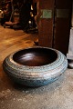 Decorative, 
Swedish wooden 
bowl from the 
19th century 
with blue paint 
and a fine 
patina. H: ...