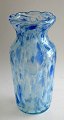 Dänische 
Glasvase 
ca.1900 - 
wahrscheinlich 
Aarhus 
Glaswerk. Klare 
Glasmasse von 
blau und weiß. 
...