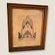 Kopenhagen, 
Grundtvigskirche, 
Radierung, 26 
cm breit, 31,5 
cm hoch *Guter 
Zustand*