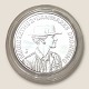 200 DKK 
Silbermünze, 
50. Geburtstag 
von Königin 
Margrethe, 
1990, in 
Originalkapsel 
und -beutel ...
