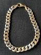 Panzer gold 
bracelet in 14 
carat red and 
white gold, ...