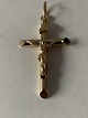 Cross pendant 
in 14 carats
Gold stamp: 
585
H. 41.39 X ...